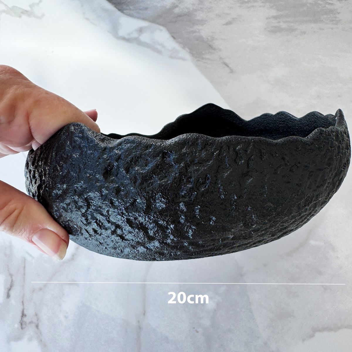 Japanese Wabi Sabi Style Ceramic Serving Bowl for Salad, Vegetable or Similar